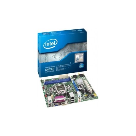 Tarjeta Madre Intel micro ATX DH61CR, S-1155, Intel H61, USB 2.0, 16GB DDR3, para Intel