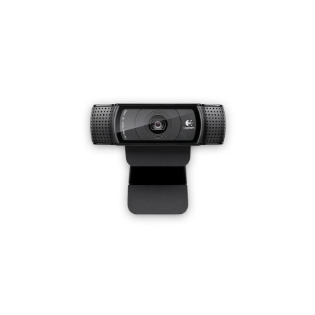 Logitech Webcam HD Pro C920 con Micrófono, FullHD, 1920 x 1080 Pixeles, USB 2.0, Negro