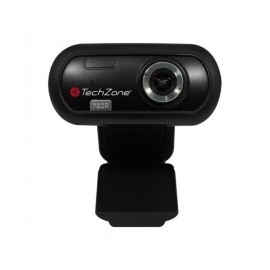 TechZone Webcam TZ16CAM-PC, 1MP, 1280 x 720 Pixeles, USB 2.0, Negro