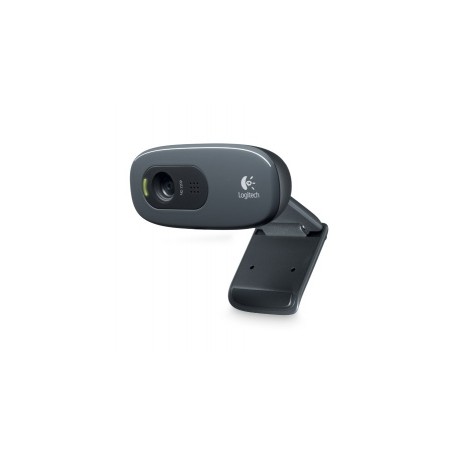 Logitech Webcam C270, 3MP, 1280 x 720 Pixeles, USB 2.0, Negro