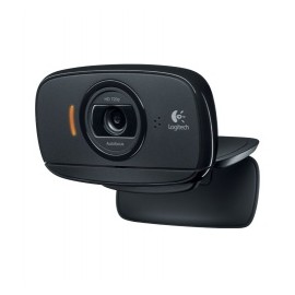 Logitech Webcam con Micrófono B525, 2MP, 1280 x 720 Pixeles, USB 2.0, Negro