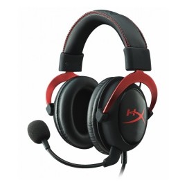 Kingston Audífonos Gamer HyperX Cloud II Red 7.1, Alámbrico, 1 Metro  2 Metros de Extensión, 3.5mm, NegroRojo