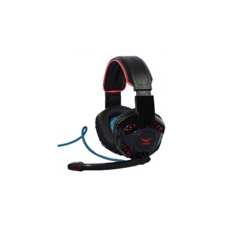 Naceb Audífonos Gamer NA-638, Alámbrico, 2.2 Metros, 3.5mm, Negro/Rojo