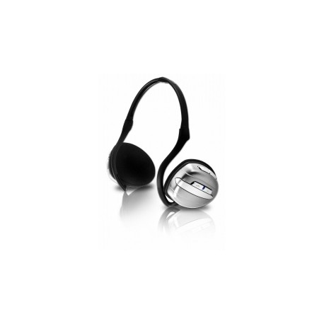 Genius Audífonos con Micrófono BT-02N, Bluetooth Inalámbrico, Plata