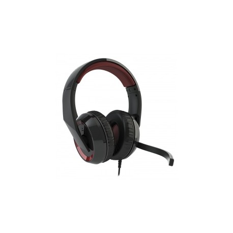 Corsair Audífonos Gamer Raptor HS40, Alámbrico, 2.7 Metros, USB, Negro/Rojo