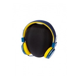 Grixx Audífonos GROHRETRO01, Alámbrico, 3.5mm, Azul/Amarillo