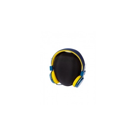 Grixx Audífonos GROHRETRO01, Alámbrico, 3.5mm, Azul/Amarillo