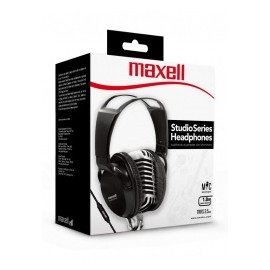 Maxell Audífonos ST-2000, Alámbrico, 1.8 Metros, 3.5mm, Negro