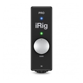 IK Multimedia Interfaz de Audio y MIDI iRig PRO, Alámbrico, Lightning, Negro