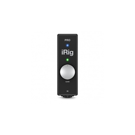 IK Multimedia Interfaz de Audio y MIDI iRig PRO, Alámbrico, Lightning, Negro