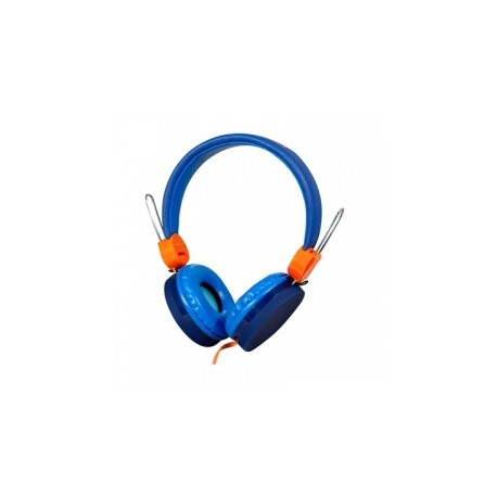 Ginga Audifonos DJ, Alámbrico, 3.5, Azul