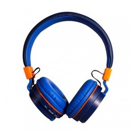 Ginga Audífonos GI16ADJ02BT, Bluetooth, Inalámbrico, Azul