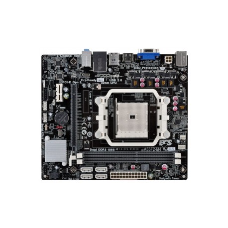 Tarjeta Madre ESC micro ATX A55F2-M4, S-FM2, AMD A55, 32GB DDR3, para AMD