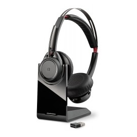 Plantronics Audífonos Voyager Focus UC B825, Bluetooth, Alcance de 45m, Negro