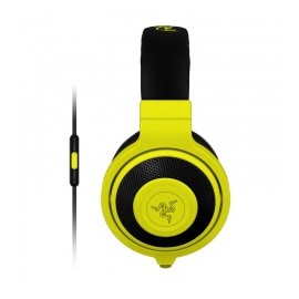 Razer Audífonos Gamer Kraken Mobile, Alámbrico, 3.5mm, Amarillo