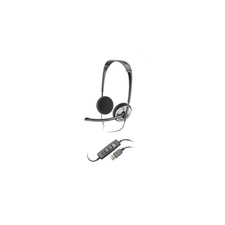 Plantronics Audífonos con Micrófono para PC .Audio 478, Alámbrico, USB, Negro