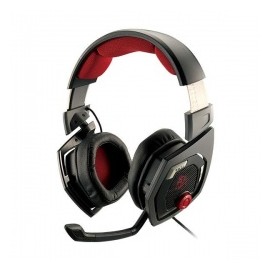 Tt eSports Audífonos Gamer Shock 3D 7.1, Alámbrico, 2 Metros, Negro/Rojo