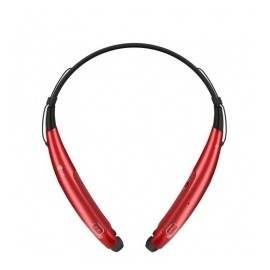 LG Audífonos Tone Pro, Bluetooth 4.1, Inalámbrico, micro USB, Negro/Rojo