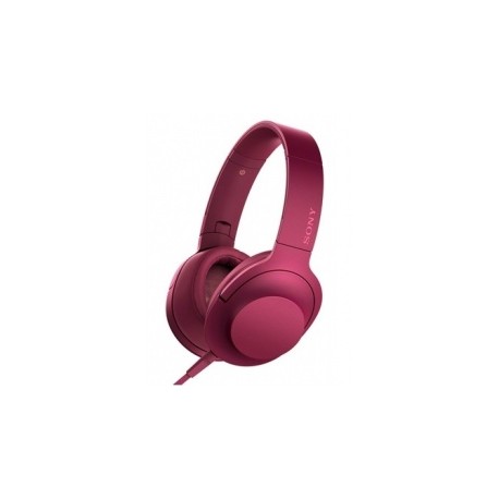 Sony Audífonos Pleglable h.ear on MDR-100AAP, Alámbrico, 1.2 Metros, 3.5mm, Rosaa