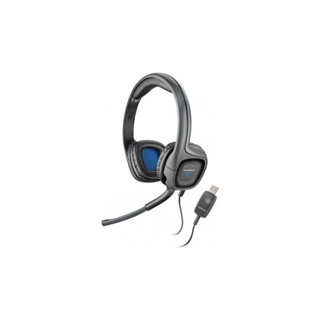 Plantronics Audífonos con Micrófono para PC .Audio 655, Alámbrico, USB, Negro