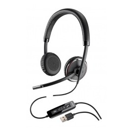 Plantronics Audífonos con Micrófono Blackwire C520-M, Alámbrico, USB, Negroo