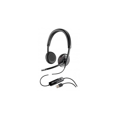 Plantronics Audífonos con Micrófono Blackwire C520-M, Alámbrico, USB, Negroo