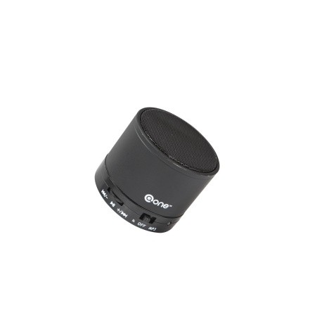 One Bocina Portátil EV-801, Bluetooth, Inalámbrico, 3W RMS, Negro