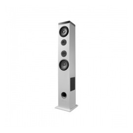 Energy Sistem Bocina con Subwoofer Energy Tower 5, Bluetooth, Inalámbrico, 2.1, 60W RMS, USB 2.0, Blanco