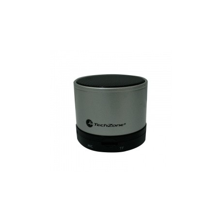 TechZone Bocina Portátil TZ15SPBT, Bluetooth, Inalámbrico, MicroSD, Gris