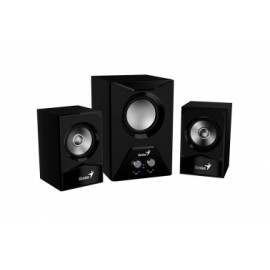 Genius Bocinas SW-2.1 385, Alámbrico, 2.1, 7W RMS, Negro