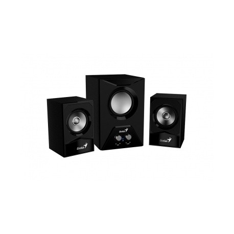 Genius Bocinas SW-2.1 385, Alámbrico, 2.1, 7W RMS, Negro