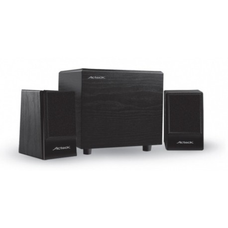 Acteck Bocina con Subwoofer AXF-290, Bluetooth, Inalámbrico, 2.1, 18W RMS, 180W PMPO, USB, Negro