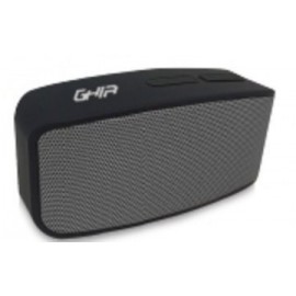 Ghia Bocina Wave, Bluetooth, Alámbrico/Inalámbrico, 6W RMS, Negro - Resistente al Agua