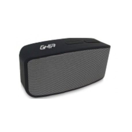 Ghia Bocina Wave, Bluetooth, Alámbrico/Inalámbrico, 6W RMS, Negro - Resistente al Agua