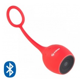 Steren Bocina Portátil BOC-863 Bluetooth, Inalámbrico, 3W, Rojo - Resistente al Agua