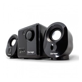 Vorago Bocinas para Computadora SPK-200, Alámbrico, 2.1, 7W, USB, Negro