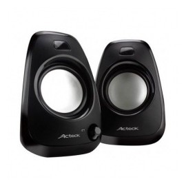 Acteck Bocinas AX-300, Alámbrico, 4W RMS, 40W PMPO, Negro