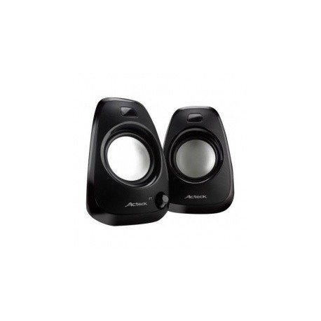 Acteck Bocinas AX-300, Alámbrico, 4W RMS, 40W PMPO, Negro