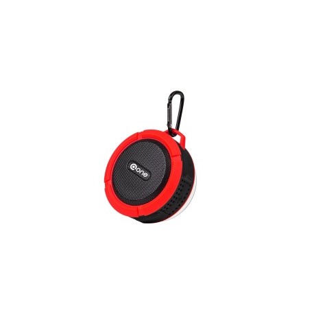 One Bocina Portátil Lolita EV-861, Bluetooth, Alámbrico/Inalámbrico, 3W RMS, USB 2.0, Negro/Rojo