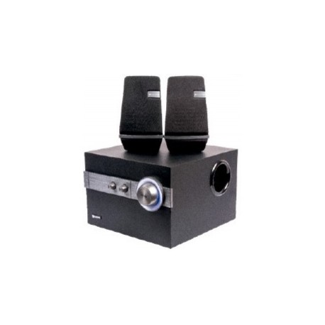 Naceb Bocinas con Subwoofer NA-341, Alámbrico, 2.1, 40W RMS, Negro/Plata