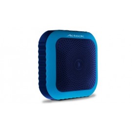 Acteck Bocina Portátil SB-200, Bluetooth, Inalámbrico, USB 2.0, Azul