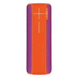 Logitech Bocina Portátil UE BOOM 2, Bluetooth, Inalámbrico, USB, Naranja - Resistente al Agua