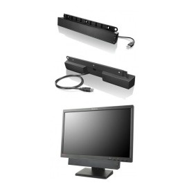 Lenovo Barra de Sonido, Alámbrico, 2.5W, USB, Negro