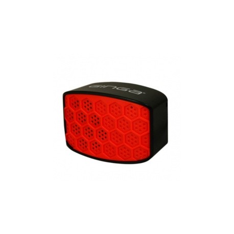 Ginga Bocina Portátil URBAN, Bluetooth, Inalámbrico, Micro-USB, Negro/Rojo