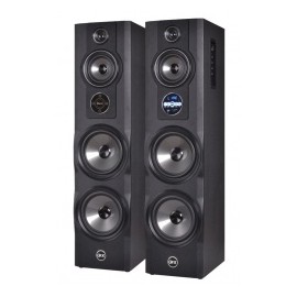 QFX Bocinas Tipo Torre BT-8000, Bluetooth, Inalámbrico, 5600W RMS, Negro