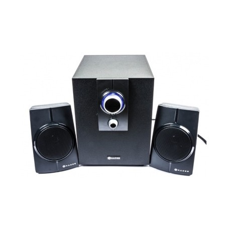 Naceb Bocinas con Subwoofer NA-334, Alámbrico, 2.1, 20W RMS, 40W PMPO, 3.5mm, Negro