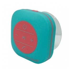 Ginga POP Bocina Contra Agua, Bluetooth, Inalámbrico, Azul/Rojo - Resistente al Agua