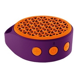 Logitech Bocina Portátil X50, Bluetooth, Inalámbrico, USB, Naranja/Morado