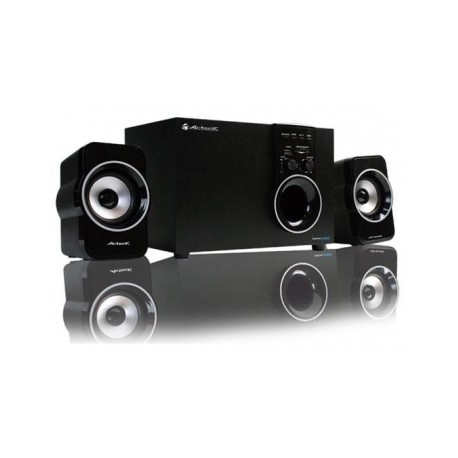 Acteck Bocinas con Subwoofer AXF-390, Alámbrico, 2.1, 120W RMS, Negro