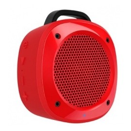 Divoom Bocina Portátil Airbeat-10, Bluetooth, Inalámbrico, 3.5W RMS, Rojo - Resistente al Agua